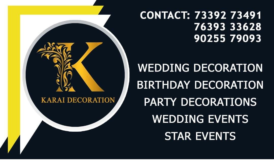 Karai Decorations Business Details in Karaikudi